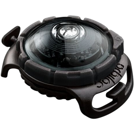 Orbiloc - Safety Light Dog Dual Dark LED - With Quick Mount & Adjustable Strap Black 5 km - Hund - Halsbånd - ZOO.no