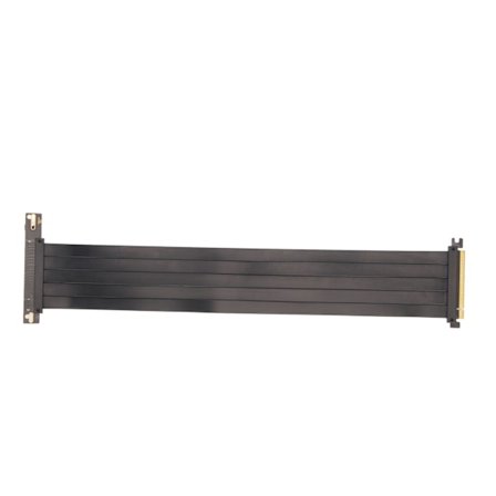 PCIE 4.0 X16 Erittäin joustava 180 asteen suuri nopeus GPU-laajennuskortin nousukaapeli RX6900XT RX6800XT RTX3090ti Musta 25cm/9.84in