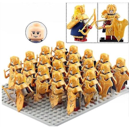 Militær figur byggeklods gammel romersk kriger serie spartansk kriger mursten legetøj puslespil legetøj