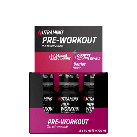Nutramino Fitness Nutrition 12 x Nutramino PWO Shot, 60 ml