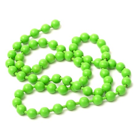 Flourescent Bead Chain Medium #132 Fluo Green