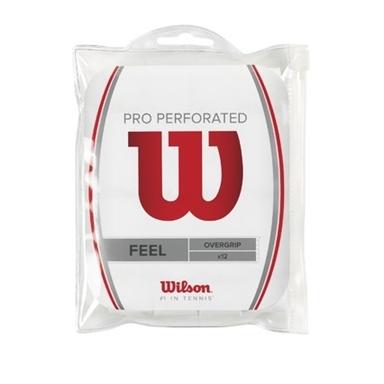 Wilson Pro Overgrip Perforated White 12-pack