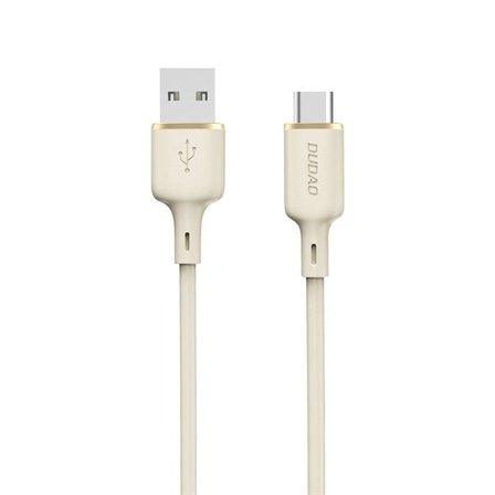 Dudao L7SC USB-A - USB-C kabel 5A 1m - beige