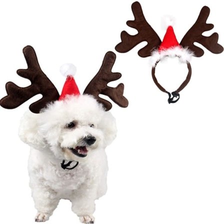 pcs Kat Hund Julehorn Hovedbånd Rensedyr Horn