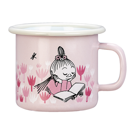 Muurla Mummikopp Emalje, I hagen rosa, 2,5 dl