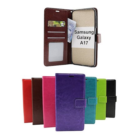 Crazy Horse Samsung Galaxy A17 Plånboksfodral
