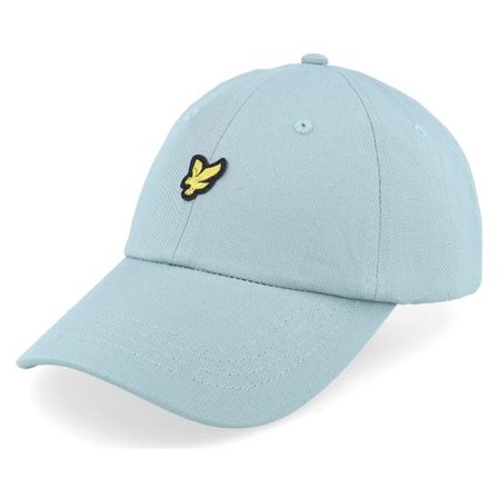 Lyle & Scott - Grön unconstructed Keps - Baseball Cap Slate Blue Dad Cap @ Hatstore