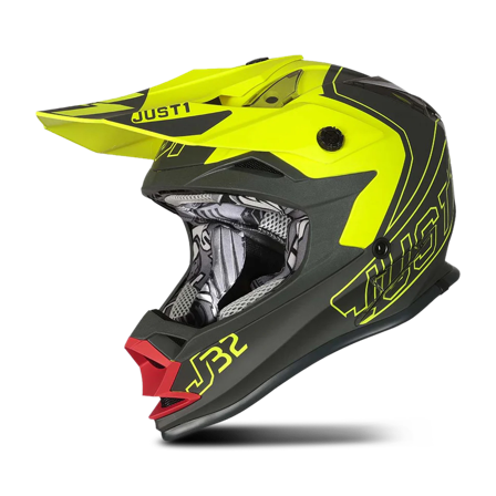 Casco Cross Just1 J32 Moto X Bambino Giallo S