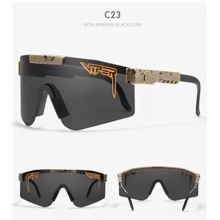 Cykelglasögon Galvaniserad Sport Populära Utomhusglasögon TR90 Stor Ram