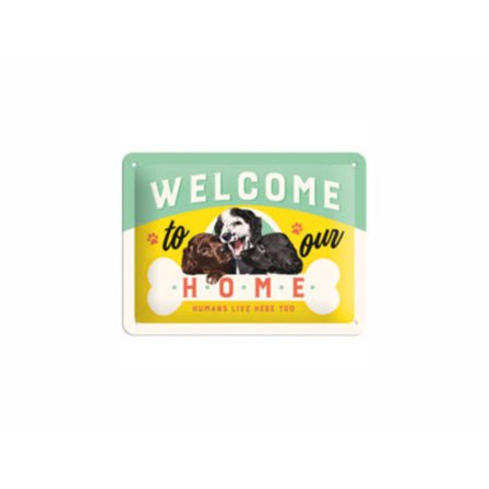 Nostalgic Art Plåtskylt 15 x 20 Dogs Welcome