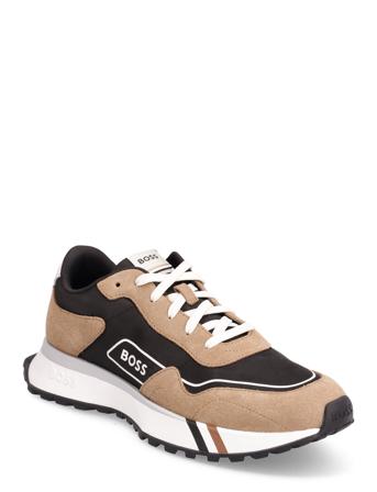 Jonah_Runn_Sdtx Lave Sneakers Brun BOSS*Betinget Tilbud