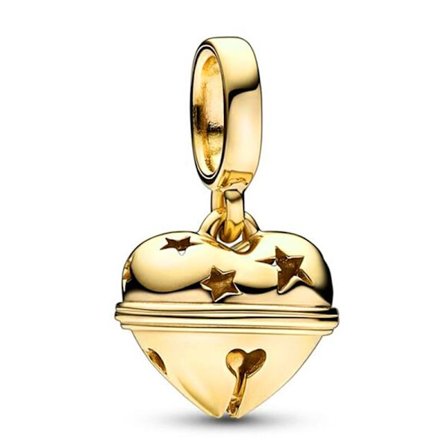 Pandora Beaded Golden Love Tree Bell Hänge DIY Armband Halsband Tillbehör 01