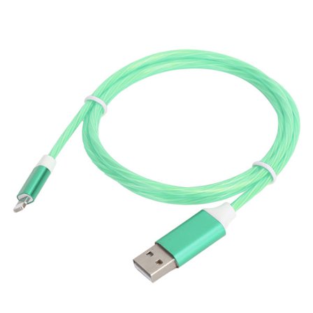 USB-latauskaapeli LED-valoilla, nopea latausjohto IOS-matkapuhelimille