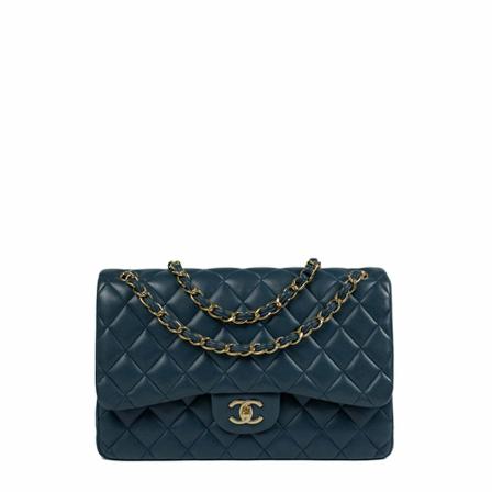 Chanel Vintage Pre-owned Crossbody Tas , Blauw , Dames , Maat: ONE Size Vintage Tassen