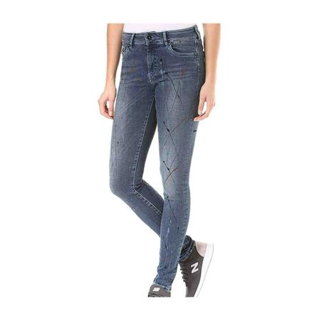 Pepe Jeans, Pixie paint pants Blauw, Dames, Maat:W28 L30