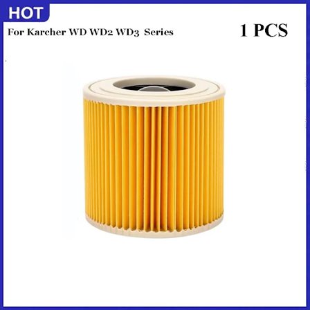 HEPA-filter för Kärcher WD WD2 WD3 WD1 MV3 MV2 dammsugare Delar WD2250 WD3.200 WD3.300 A2004 A2054 A2204 A2656 Tillbehör