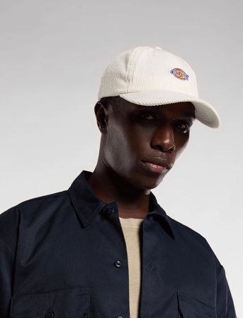 Dickies Hardwick Corduroy Cap - White - ONE SIZE