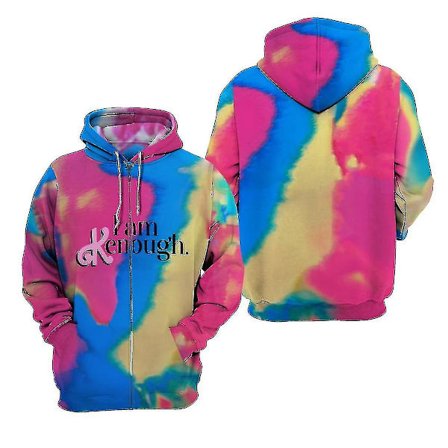 I Am Kenough Merch Hoodie Sweatshirt Herr/kvinnor Cosplay Pullover Långärmad tröja med huva