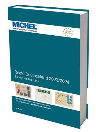 MICHEL - Tyskland, Breve 2023/2024 - Bind II (fra 1945)