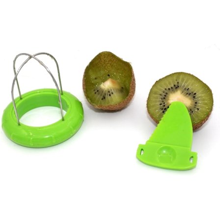 Grøn Kiwi Frugt Skære Udgravningskerne Twister Skærer Køkken Skræller Værktøj Skæreanordning til Frugtsalat
