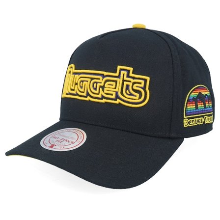 Mitchell & Ness - NBA Nero adjustable Cappellino - Denver Nuggets Class Act Pro Hwc Black A-Frame Adjustable @ Hatstore