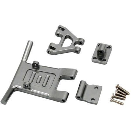 RC Bil Metal Frontbeskyttelse & Kofangersæt til 124016 124018 Crawler Bil Udskiftningsdele Titanium