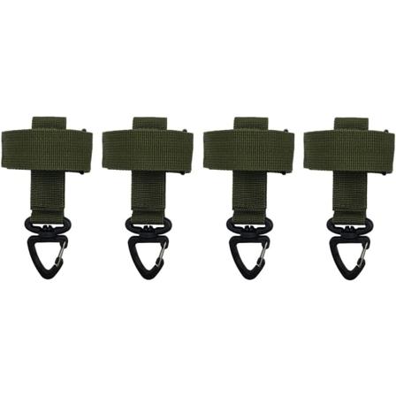 4 kappaletta nylonkäsineiden pidikettä, taktinen varuste, käsinehihna, säädettävä työhansikka pidike