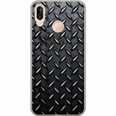 Huawei P20 Lite Genomskinligt Skal Metalliskt Mönster