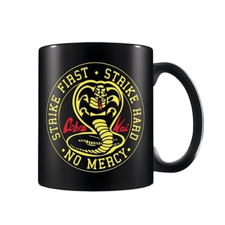 Cobra Kai Emblem Mug En Storlek Svart/Gul/Röd