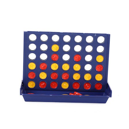 CONNECT 4 - Klassinen 4 peräkkäin peli - Lautapeli ja lelu, ZQKLA