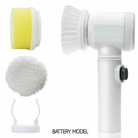 5 i 1 elektrisk rengöringsborste Multifunktionell köksdiskborste