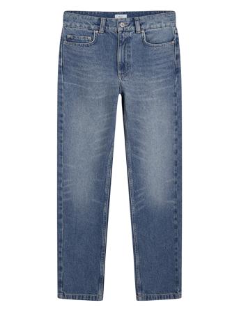 Nadia Newbro Midwaist Jeans Jeans Regular Jeans Blå Grunt*Betinget Tilbud