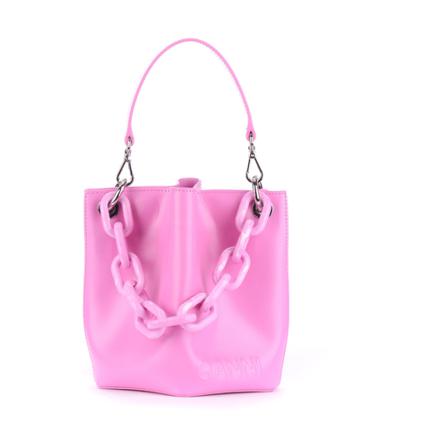 Ganni Shoulder Bags Pink, Dame Skuldertasker, Størrelse: ONE Size