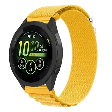 22mm 20mm Nylonarmband för Garmin Forerunner 165 55 265 965 Alpine Loop Armband Klockarmband Garmin Venu 3/Vivomove Trend/Active 5