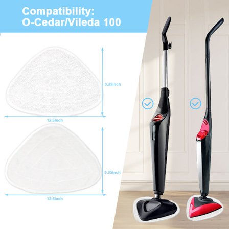 Uudet 6 kpl 2025 Vileda-höyrymoppien kanssa yhteensopivia vaihtopäällisiä - Korkealaatuisia