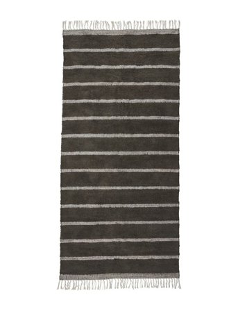 house doctor | Rug, Chen, Dark Brown | 200X 90CM