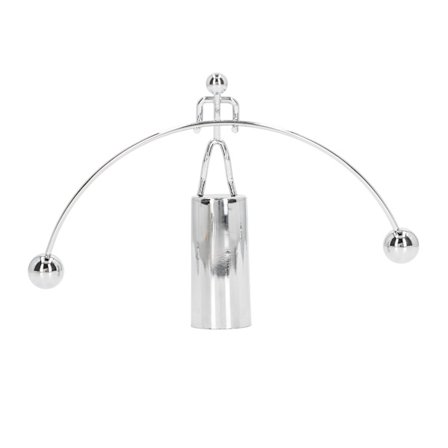 Balancerende legetøj i holdbart metal til trykaflastning og tidsfordriv - 2 til 3 minutters sving - kunstbalancerende legetøj til hjemmet, kontoret og