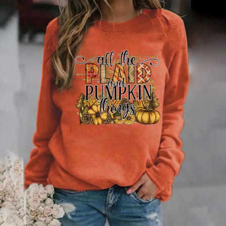 T-shirt Med Print För Kvinnor För Halloween-tröja