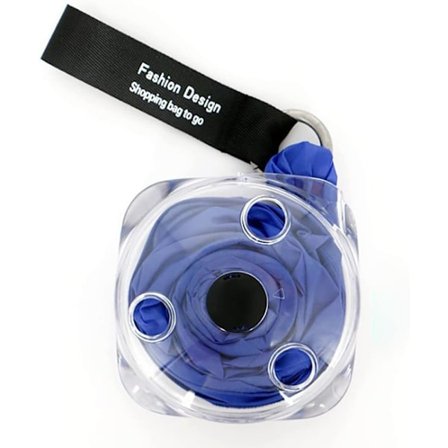 Genanvendelige indkøbsposer 4-pak Disk Bærbar indkøbspose Shopping skuldertasker