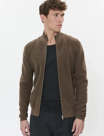 Matinique Malagoon Cardigan - Brown - S