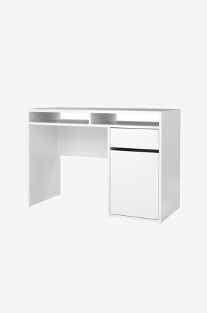 Tvilum - Funktion Plus Desk 1 dörr - Vit - Skrivbord - Från Homeroom