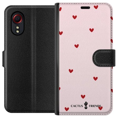 Kompatibel Tegnebogsetui til Samsung Samsung Galaxy Xcover 5 Cactus and Friends – HeartSprinkle
