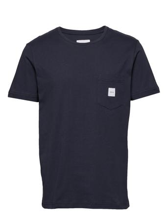 Square Pocket T-Shirt T-shirts Short-sleeved Blå Makia