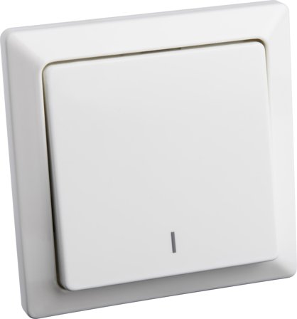 Gelia 4000036012 Strømbryter innfelt, 2-polet, Strømbrytere & vegguttak