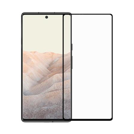 Skärmskydd Google Pixel 6 - 3d Härdat Glas Svart (miljö) Svart