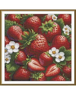 Stickpackung Bild Erdbeeren - Nova Sloboda