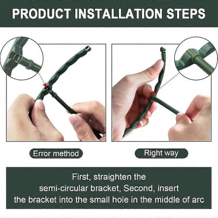 16 stk. Plantestøtte Haveblomst Støttepind Halvrund Støttering Plantebur Holder Blomst Po