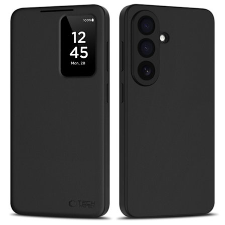 Tech-Protect Plånboksfodral För Galaxy S26 Plus Smart - Matt Svart