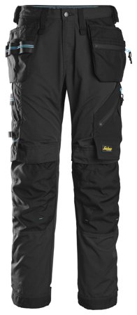 Snickers Workwear 6210 LiteWork Håndværkerbukser sort Sort, Tøj