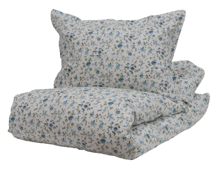 Borås Cotton Sengesett Vendeda Bomull Blå 200x220